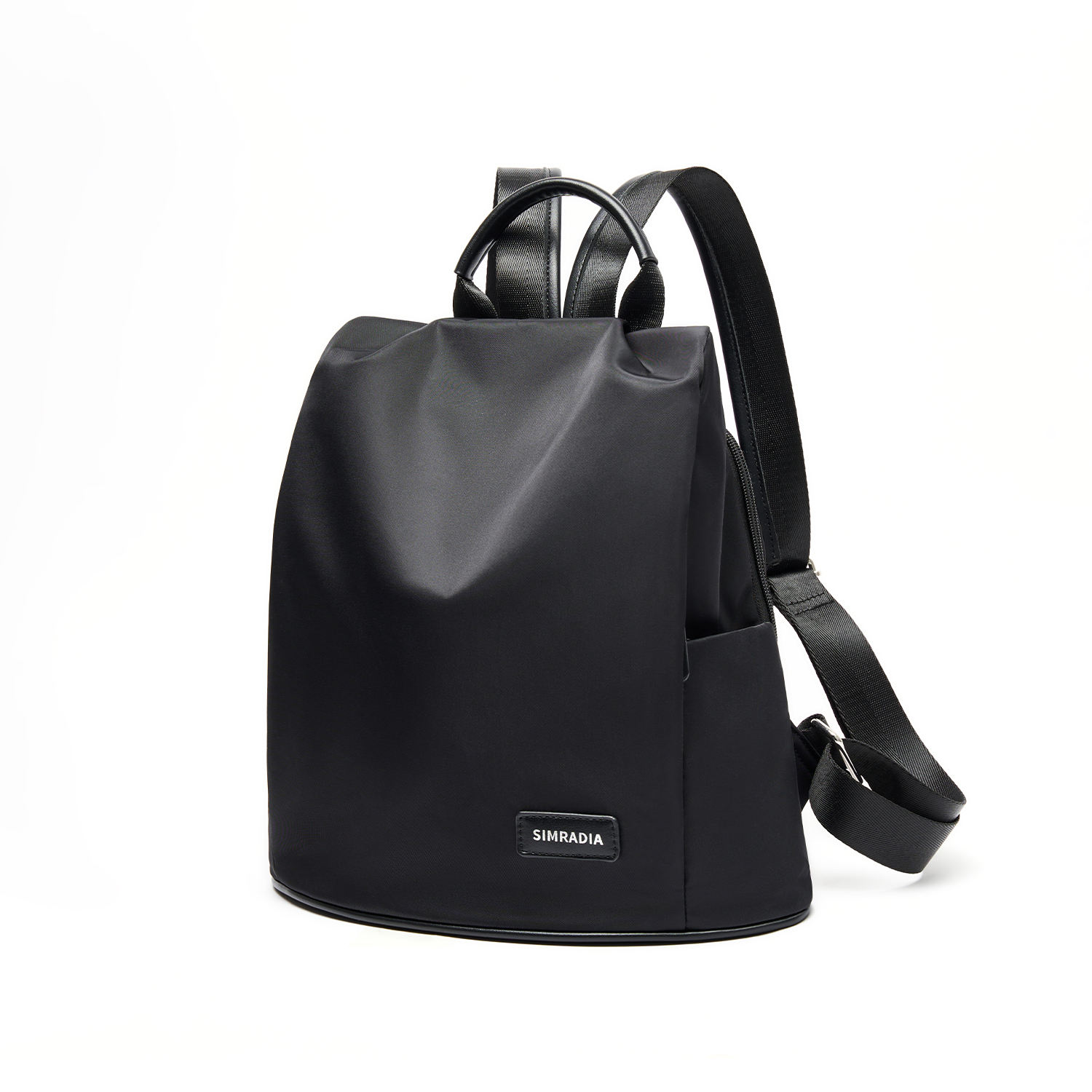 Simradia Small Black Women Causal Backpacks Oxford Waterproof