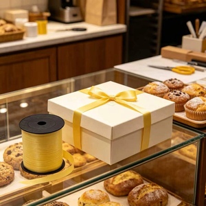 Nastro Rotondo Opaco Giallo di Alta Qualità Party Love 500m per Palloncini Decorativi e Uso Creativo - Product Image 3