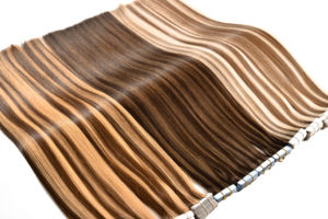 Extensions de cheveux naturels Remy vierges soyeux et lisses en gros avec trame russe double trame machine, longueur 12-26 pouces - Product Image 2