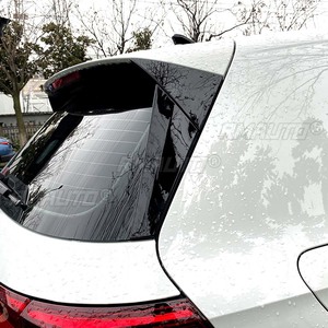 Rear for VW GOLF 8 MK8 MK VIII 2020-2021 Window Side Spoiler Canard <b>Splitter</b> Glossy Black Car Exterior Tail Wing Cover Trim <b>Lip</b> - Product Image 2