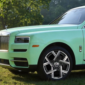 Jantes en alliage d'aluminium forgé 6061-<span class=keywords><strong>T6</strong></span> Deep Dish 23x8.5 23x9.5 5x112 Noir brillant avec face usinée pour Rolls Royce Cullinan - Product Image 5