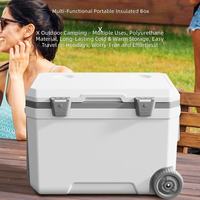 Glacière rigide rotomoulée OEM 120L à roulettes, étanche, pour le camping, la pêche, les soins de bébé, cadeau haut de gamme, fabricant