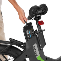 Vélo électrique pliable pour la ville, en stock dans l'entrepôt européen, pour les trajets urbains, compact, portable, assistance au pédalage 250W