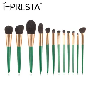 IPRESTA Custom Logo Kaufen Private Label Luxus Kosmetik Make-up Pinsel Kostenlose Probe Großhandel Make-up Pinsel Set