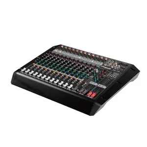 TKsound 8 12 16 Channels Audio Mixer USB DJ Sound Mixing Console 48V Powers Monitor Amplifier mixer