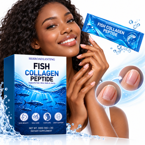 Collagène de poisson en poudre en gros, 300g, pour adultes, soutien de la peau, des cheveux et des ongles, étiquette privée, poudre de collagène - Product Image 1