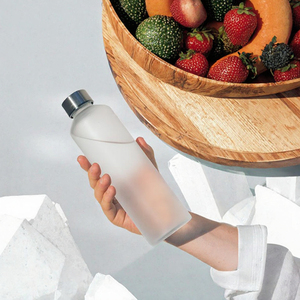 Botella de Agua de Vidrio Esmerilado de 25oz/32oz/2L, Libre de BPA, Ecológica, Moderna, de Lujo, para Viajes, Camping y Cocina, con Tapa de Rosca - Product Image 3