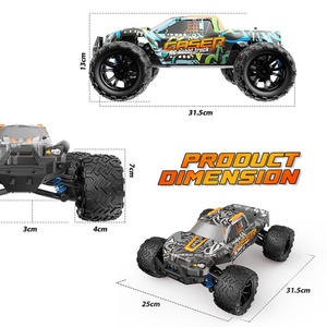 รถบังคับวิทยุรุ่นใหม่ 9000E 1/14 ความเร็วสูงสุด 40 กม./ชม. ขับเคลื่อน 4 ล้อ รถออฟโรดดริฟท์ มอนสเตอร์ทรัค สำหรับเด็ก ของเล่นรถยนต์ไฟฟ้า - Product Image 5