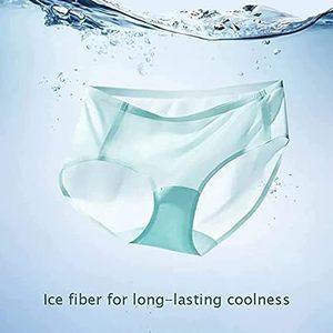 Bragas de seda de hielo sin costuras ultrafinas para mujer, ropa interior transpirable e invisible de tiro alto con excelente servicio al cliente OEM - Product Image 3