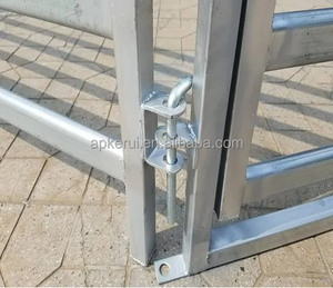 Riel de Carreras de Caballos de PVC de alta calidad moderno, puertas de enrejado, barandilla de pista de carreras antirrobo de 5mm para patios, suministrado por fábrica - Product Image 3