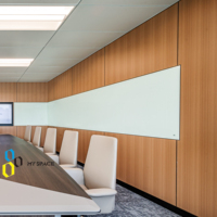 Cloisons de bureau modernes en acier à double panneau solide modulaires avec porte pour usage scolaire