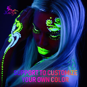 Couleur vive en vrac Non toxique Semi finition yeux cosmétique lisse Glide <span class=keywords><strong>Eye</strong></span> <span class=keywords><strong>Liner</strong></span> UV lueur coloré matière première néon liquide Eyeliner - Product Image 5