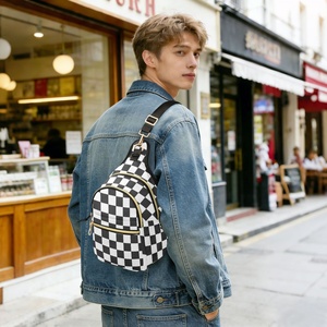 Sacs à bandoulière pour hommes, tendance, sport, décontractés, en polyester, imperméables, sacs messager, vente en gros, personnalisables - Product Image 1