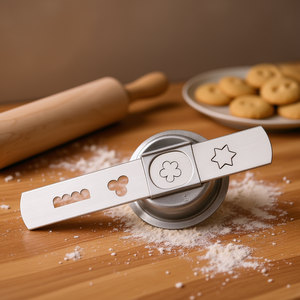 Westmark <b>Cookie</b> Press Attachment Size 5 With Star Clover Wave Cutouts For Baking - Product Image 3