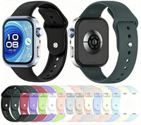 Correa de Silicona Suave con Hebilla Invertida, Correa de Repuesto Deportiva para Reloj Huawei Fit 3 4 5 Fit 4 Pro Fit 5 Pro