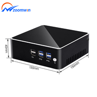 ZOOMWIN - Ordenador de Escritorio en Oferta, Mini PC de Escritorio N100 de Cuatro Núcleos, DDR4, SSD M.2, 2*HD+DP, Pantalla 4K, Win10/11, Oficina, PC Industrial