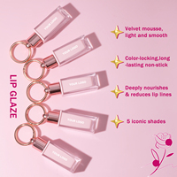 Teinture à lèvres hydratante à effet verre non tachant à vente chaude, imperméable, porte-clés, brillant à lèvres