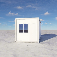 Maison préfabriquée modulaire de 20 pieds, personnalisable, démontable, bureau mobile, cabine d'isolement médical