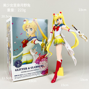 Mô hình nhân vật hoạt hình Anime Sailor Moon Tsukino Usagi, đồ trang trí, mô hình nhân vật hành động Anime - Product Image 3