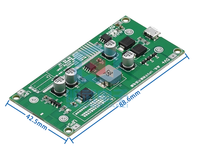 3A Módulo de refuerzo de batería de litio 18650 de alta potencia 5V-12V Placa de carga mientras se descarga Fuente de alimentación ininterrumpida UPS
