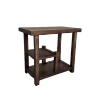 Meuble de salon en bois d'orme massif, style chinois, avec rangement, mobile, sans assemblage, pour thé et autres usages.