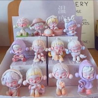 100% Original POP Marta Labubua Macaroon VOL.2 SERIES Coffret Mystère Complet POPMART Figurine en Vinyle Peluche Boîte Surprise Jouet Figurine d'Action