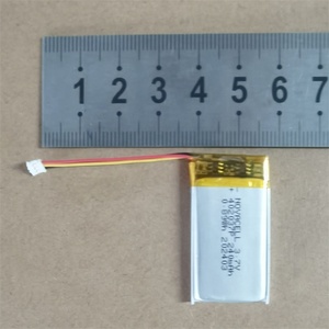402037 502025 602030 702540 400mAh 500mAh <span class=keywords><strong>600mAh</strong></span> 700mAh 3,7 mAh V batería recargable de polímero Lipo para reloj inteligente Cámara GPS - Product Image 3