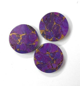 Achetez un cabochon rond en or naturel violet avec des paillettes dorées, 2 carats, pierre précieuse pour la fabrication de bijoux, pendentif, anneaux, bracelet, pierre de naissance, personnalisé - Product Image 6