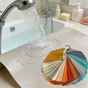 Cuero Sintético con Patrón Tejido para Uso Textil en el Hogar, Resistente a las Manchas, Suave al Tacto, con Relieve, para Volantes de Automóviles - Product Image 3