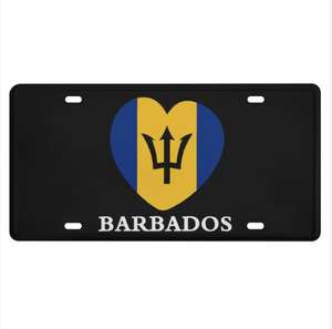 Placa de Matrícula de Aluminio con la Bandera de Antigua y Barbuda, 6 x 12 Pulgadas, Cubierta Metálica para Placa de Matrícula Delantera de Coche, Accesorio Decorativo para Coche - Product Image 5