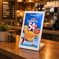 Écran tactile numérique de table de 10,1 pouces pour affichage publicitaire et système de commande en libre-service pour restaurants