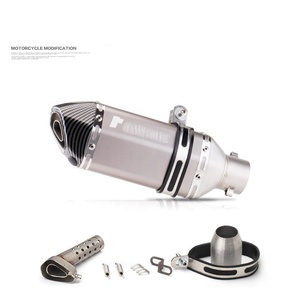 Tubo de Escape Hexagonal Pequeño Modificado para Motocicleta BABIXIU, para Huanglong <span class=keywords><strong>600</strong></span>, Little <span class=keywords><strong>Ninja</strong></span> 250, Yongyuan 350R25/R3 - Product Image 4