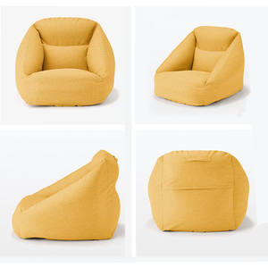 โซฟาเป่าลมสไตล์มูจิ สีเทาเงิน ดีไซน์ถอดประกอบได้ สำหรับอพาร์ทเมนต์ขนาดเล็ก ใช้ได้สำหรับผู้ใหญ่ - Product Image 2