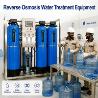 Système de purification d'eau par osmose inverse en fibre de verre avec pompe, purificateur d'eau personnalisé 220V