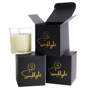 Customized Gold Foil Logo Black Kraft <b>Paper</b> Packaging <b>Paper</b> <b>Box</b> Wholesale Recyclable Cosmetics Gift <b>Box</b> - Product Image 3