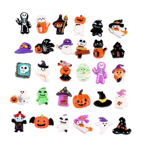 Venta al por mayor Eco-Friendly DIY Halloween Resina Artesanía <span class=keywords><strong>Vampiro</strong></span> Fantasma Calabaza Accesorios Pequeña Horquilla Headwear Ring - Product Image 5