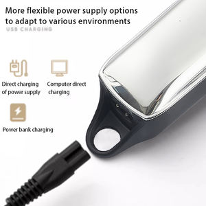 プロのヘアトリマーマシンLEDディスプレイステンレス鋼ブレード安全機能ホームホテル用USBバッテリーヘアクリッパー - Product Image 6