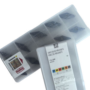 Plaquettes de fraisage Tungaloys VNMG160408-HRM AH8015, outillage de tournage CNC OEM, carbure de tungstène, haute performance, coupe de stock, forme de losange - Product Image 1