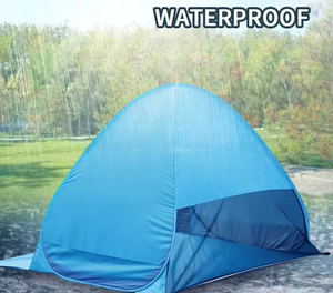 Tente de plage automatique imperméable pour 3-4 personnes, protection UV, tente pop-up, auvent pare-soleil, tente de camping pour voyageurs, randonnée en famille - Product Image 4