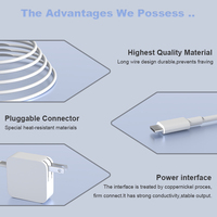 AU/EU/US 30W 61W 87W 96W USB C chargeur mural adaptateur pour ordinateur portable pour Mac ordinateur portable