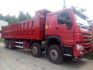 รถบรรทุกฮาวโอ 8x4 ยูโร 2 ดีเซล รถบรรทุกขนาดเล็กใหม่สำหรับงานเหมือง รถดัมพ์ 10 ล้อ รถบรรทุกเทท้าย 11-20 ตัน พวงมาลัยซ้าย กล้องมองหลัง 251-350 แรงม้า 6-8 ลิตร - Product Image 4