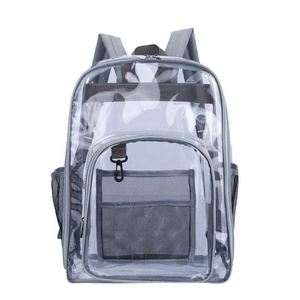 Reinforced Padded Straps Clear Heavy Duty <b>Backpack</b> Transparent Pvc <b>Backpack</b> - Product Image 4