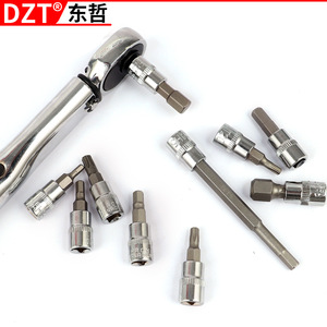 Dzt <b>Torque</b> Wrench <b>Set</b> 1/4 In 11 Piece Auto Repair Tool Kit With Ratchet Wrenches - Product Image 3