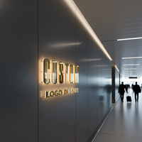 Lettres LED sur mesure pour les panneaux d'orientation des centres commerciaux, utilisation extérieure, étanches IP65, fabriquées sur mesure selon les exigences de mise en page