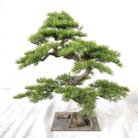 Branche de pin de cyprès d'intérieur extérieur Grande plante en pot Grand décor Arbre artificiel de cèdre de cyprès Arbre artificiel de bonsaï
