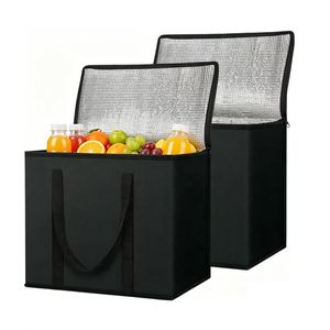 Bolsa Térmica Impermeable Aislada con Revestimiento de Papel de Aluminio, Bolsa Térmica de Gran Capacidad a Prueba de Fugas para Entrega de Alimentos - Product Image 1