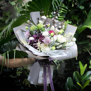 Hoa In Lớp Phủ PVC Cho Quà Tặng Mô Hình San Hô Không Thấm Nước Giấy Gói Với Mịn Màu Sắc Tươi Sáng Làm Mới Cá Nhân - Product Image 5