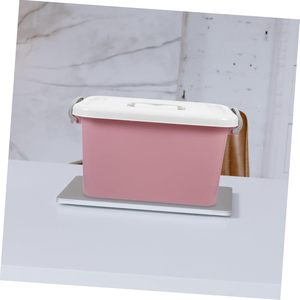 กล่องเก็บของพลาสติกแบบซ้อนได้ขนาดใหญ่พร้อมฝาปิดและหูหิ้วแบบพกพา ชุด 5 ขนาด สไตล์นอร์ดิก สำหรับจัดเก็บเสื้อผ้าในบ้าน ขายส่ง - Product Image 2