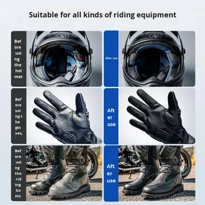 Limpiador de Cascos para Motocicleta, Limpiador de Forro de Espuma, Agente de Limpieza sin Agua, Eliminador de Manchas, Desodorante en Aerosol de 330 ml, Hecho Naturalmente - Product Image 5