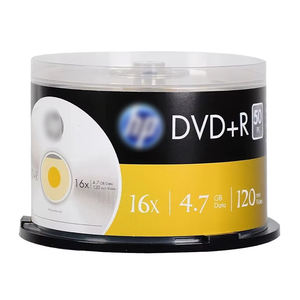 Paquet de 50 <span class=keywords><strong>DVD</strong></span>-<span class=keywords><strong>r</strong></span> 4.7gb 16x disque multimédia enregistrable de données vidéo vierge argent brillant pour <span class=keywords><strong>HP</strong></span> - Product Image 4